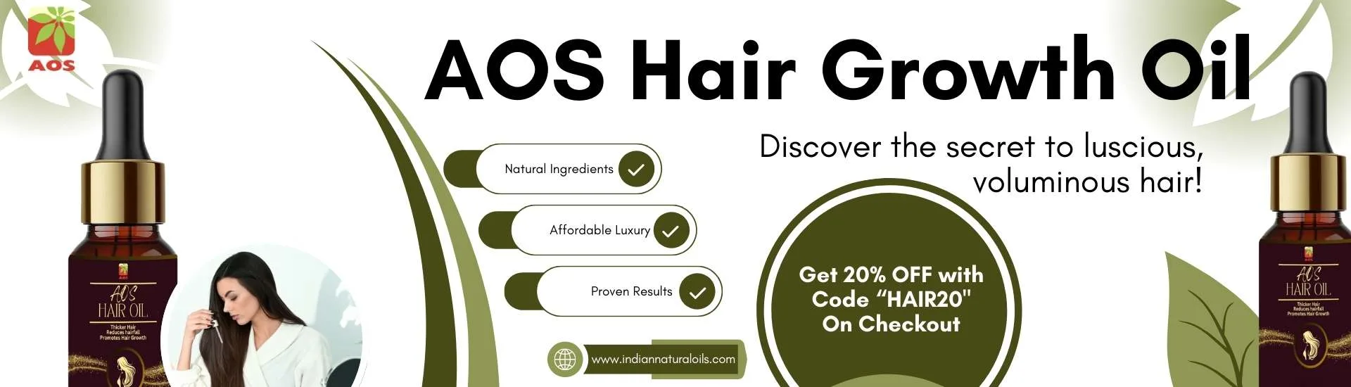AOS Hair Oil – nourish, strengthen, and add natural shine to your hair