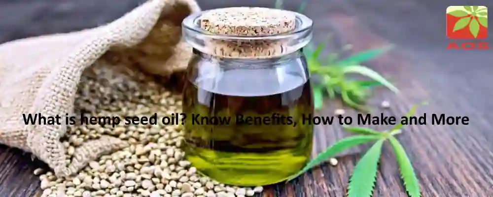 All About Hemp Seed Oil